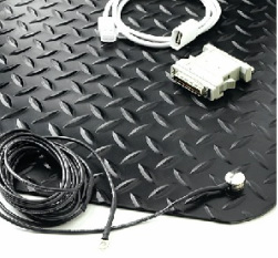 Dos capa Disipadora Estera de conexión a tierra ESD Banco/piso 600/1200 X 2000mm Antiestático 